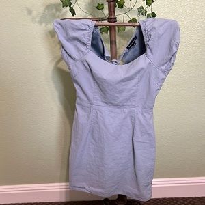 Kendall&Kylie woman’s small open back blue dress. Worn once